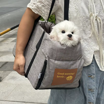 Siège de voyage en voiture pour petit chien – Sécurité et confort du chien