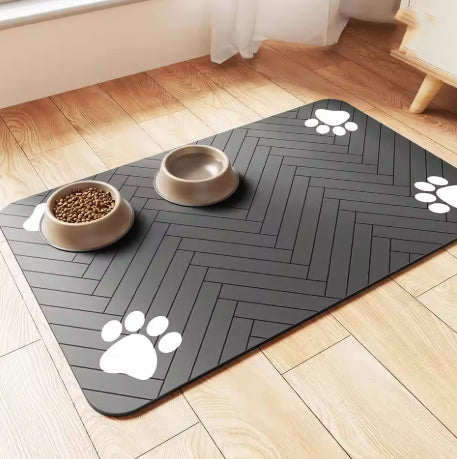 Napperon Absorbant pour Chien – tapis sous gamelle - Propreté et hygiène au quotidien